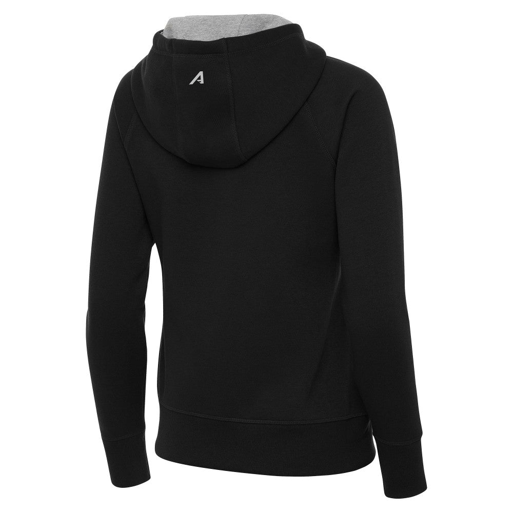 Mexico National Team Antigua Women's Takeover Full-Zip Hoodie Black