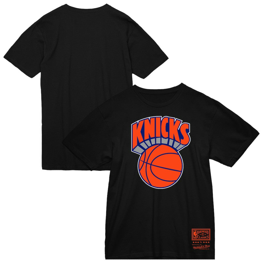 New York Knicks Big & Tall Hardwood Classics Vintage Logo T-Shirt Black | Mitchell & Ness Near Me
