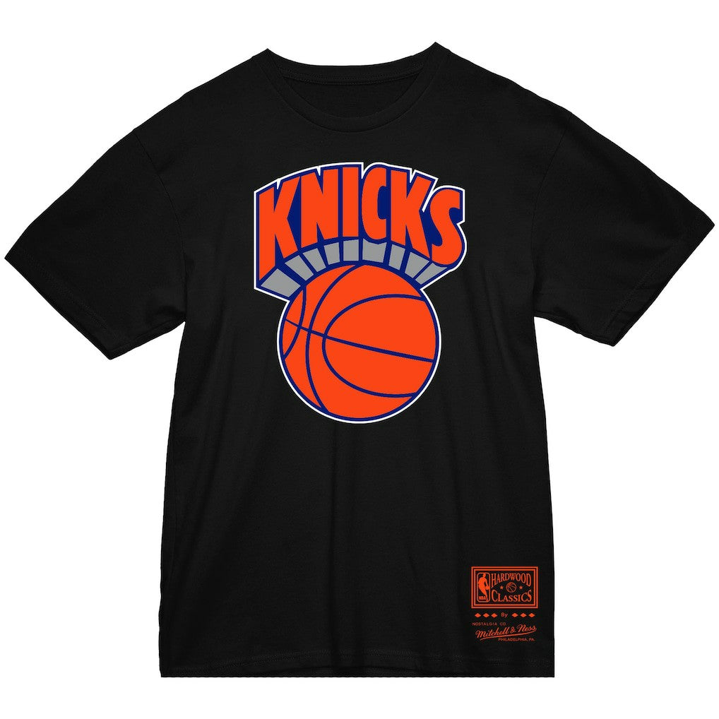 New York Knicks Big & Tall Hardwood Classics Vintage Logo T-Shirt Black | Mitchell & Ness Near Me