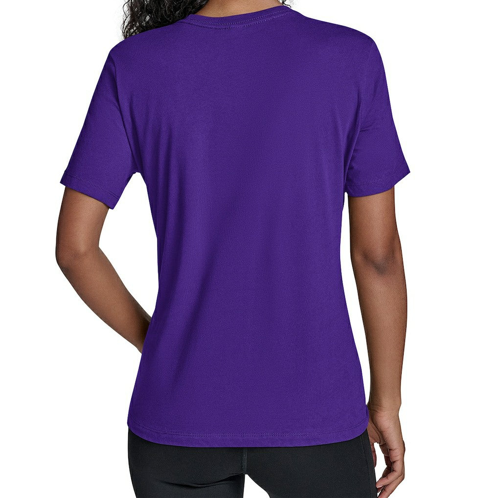 Minnesota Vikings Starter Women's Arch Stripe T-Shirt Purple