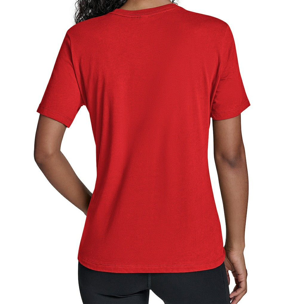 San Francisco 49ers Starter Women's Arch Stripe T-Shirt Scarlet