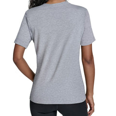 Dallas Cowboys Starter Women's Arch Stripe T-Shirt Gray