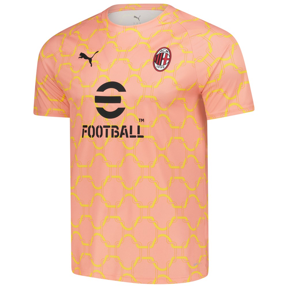 AC Milan 2025/26 Pre-Match dryCell Training Jersey Light Orange - Puma sale