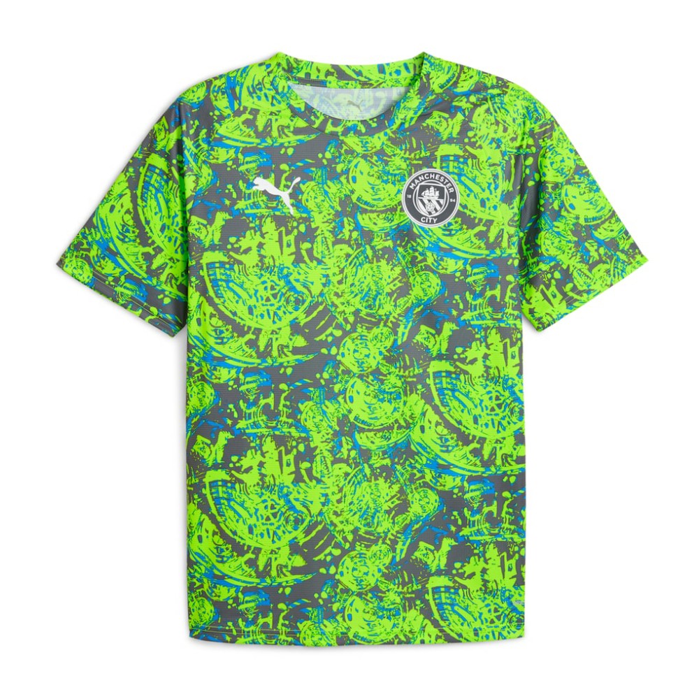 Manchester City 2025/26 Pre-Match Training Jersey Green - Puma for sale