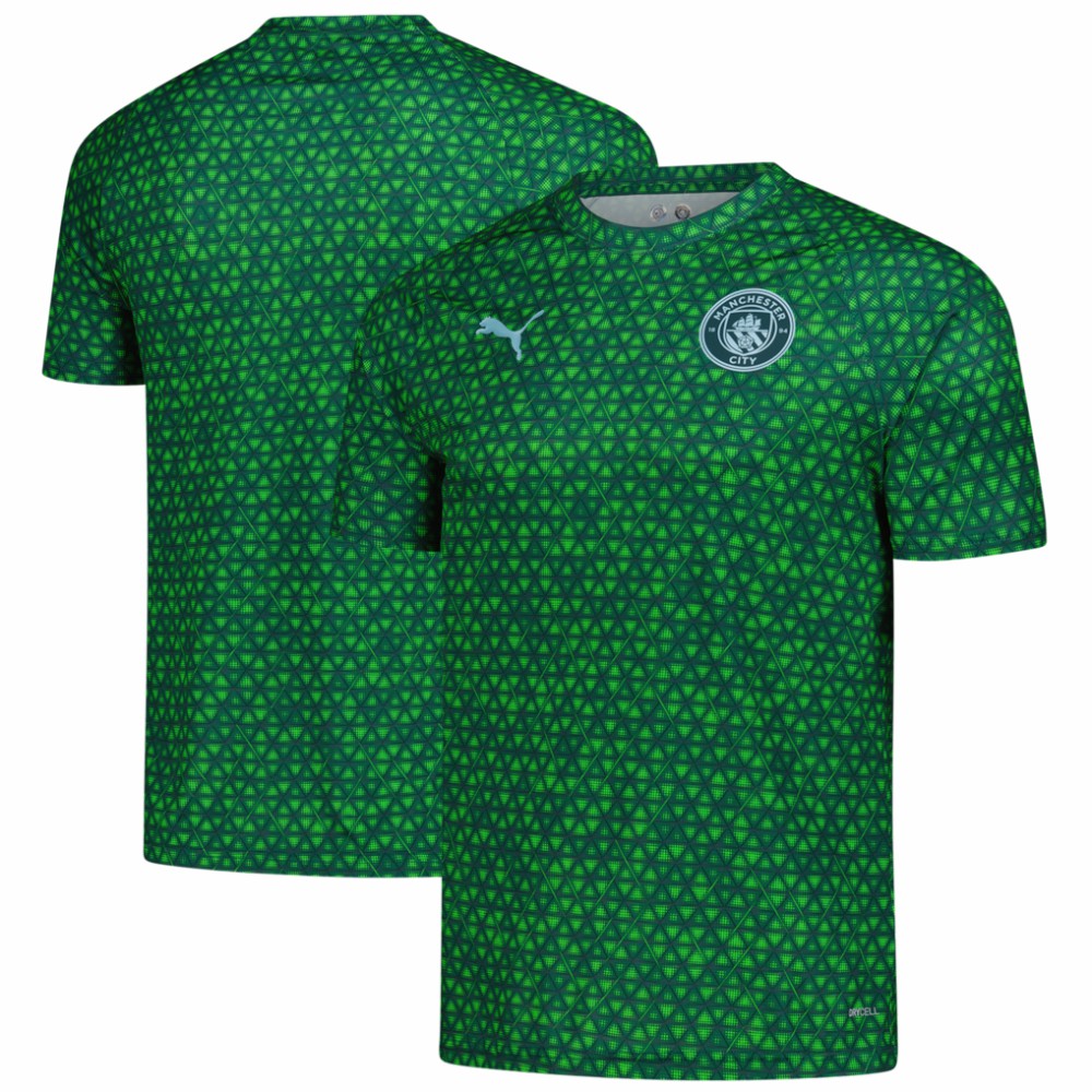 Manchester City 2025/26 Pre-Match Training Jersey Green - Puma for sale