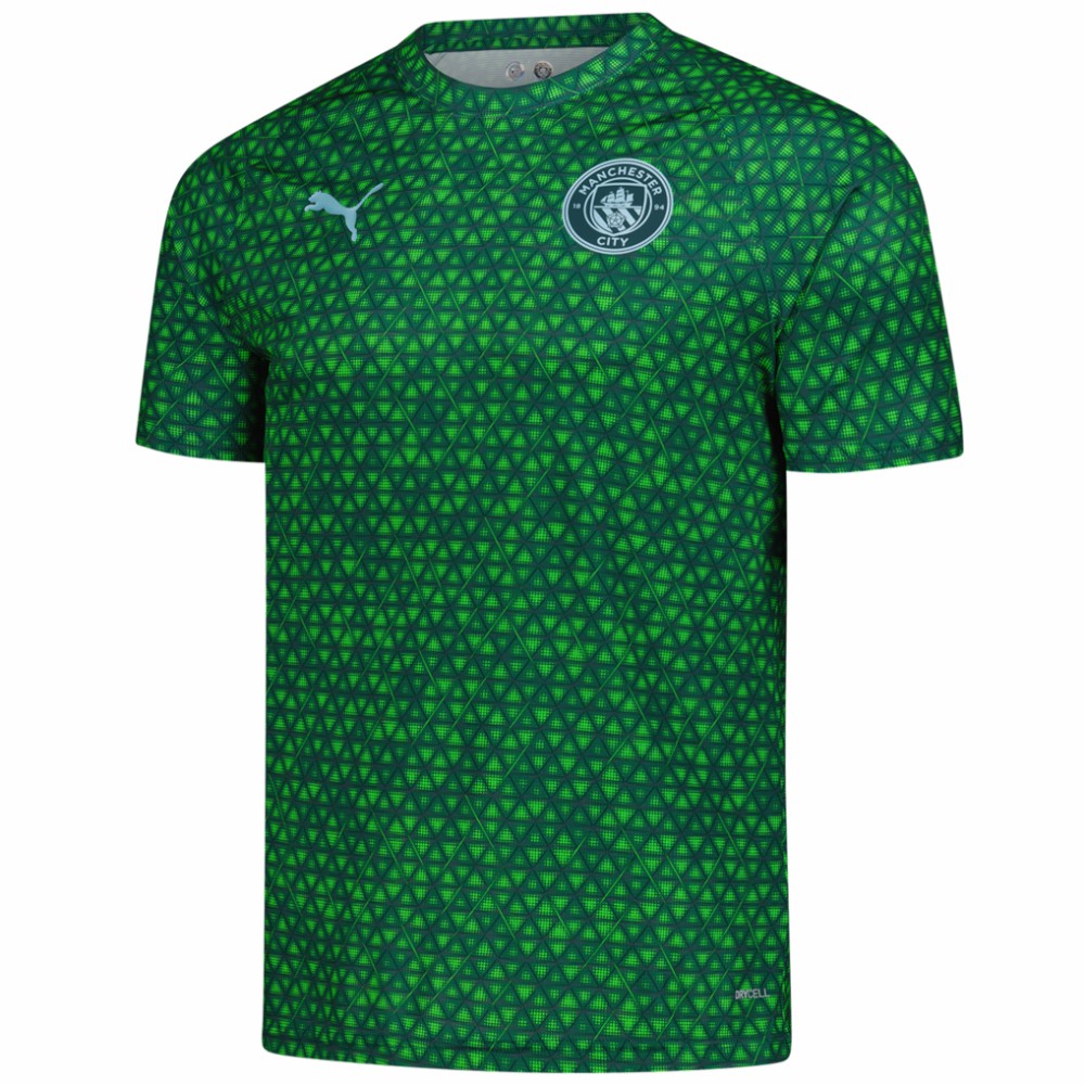 Manchester City 2025/26 Pre-Match Training Jersey Green - Puma for sale