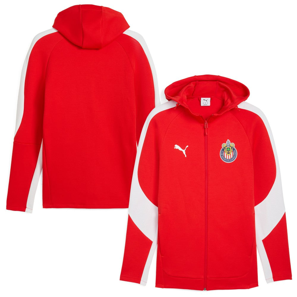 Chivas Evostripe Raglan Full-Zip Hooded Jacket Red - Puma for sale