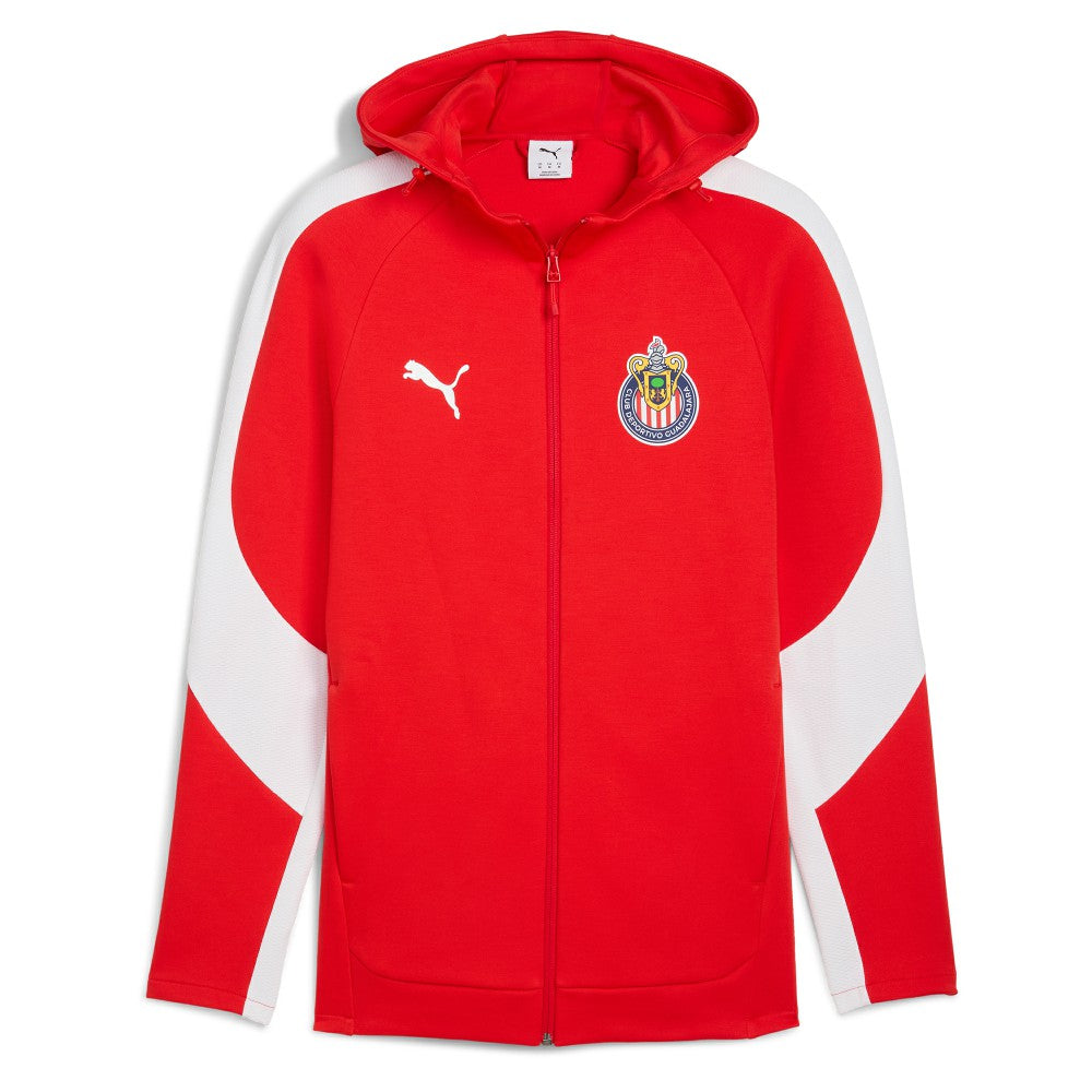 Chivas Evostripe Raglan Full-Zip Hooded Jacket Red - Puma for sale