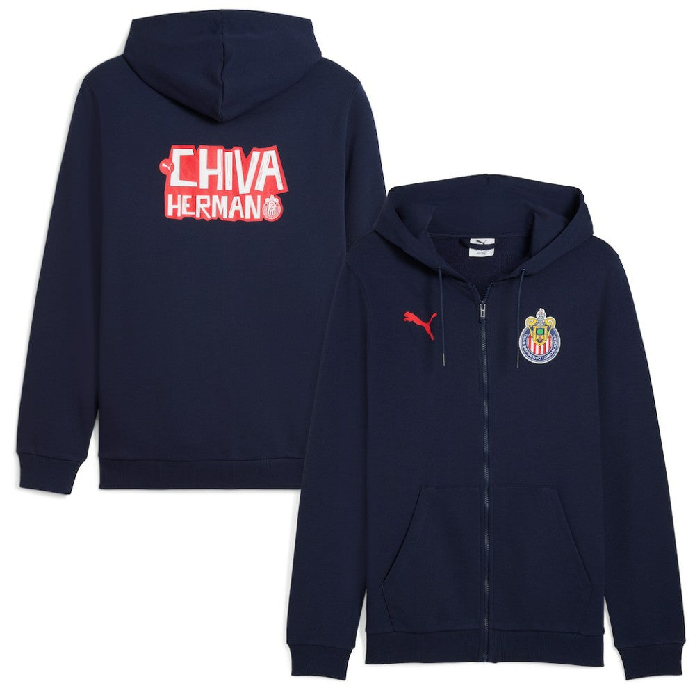 Chivas ftblCulture Full-Zip Sweat Hoodie Navy - Puma cheap