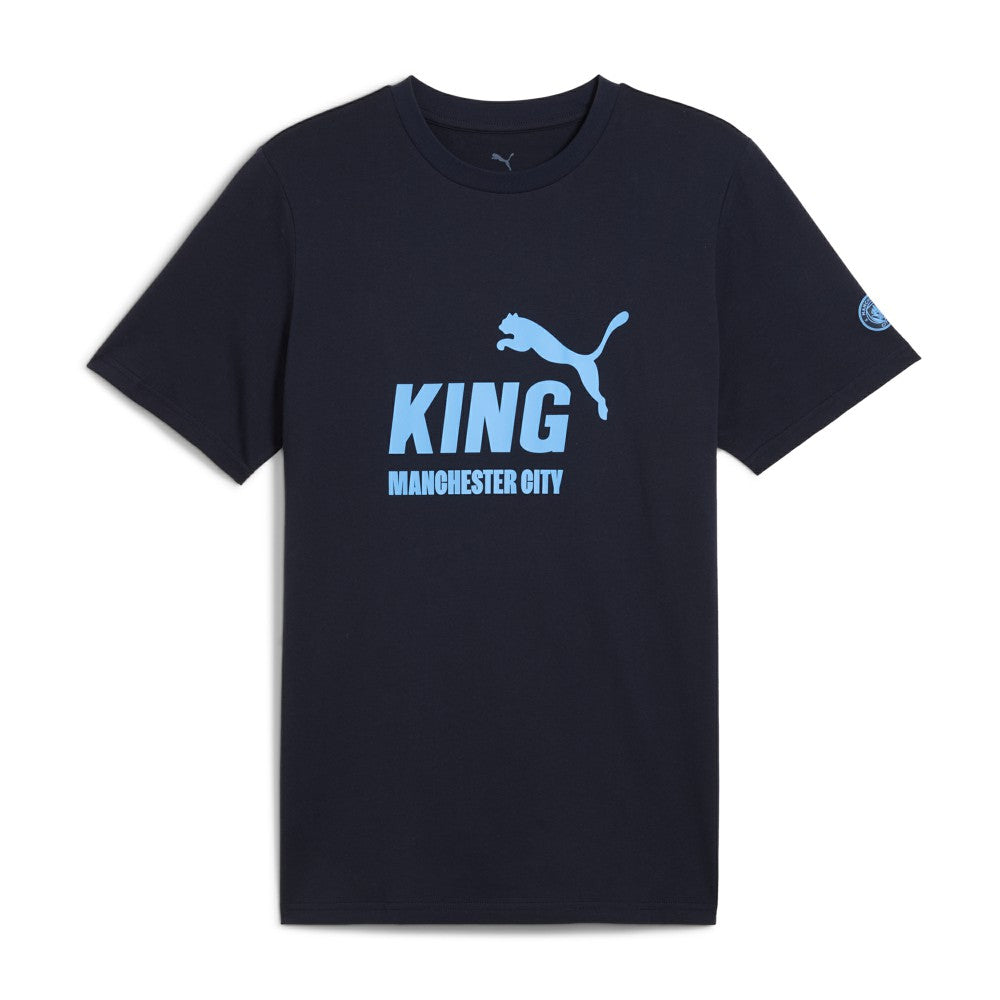 Manchester City 2025/26 King Logo T-Shirt Navy - Puma