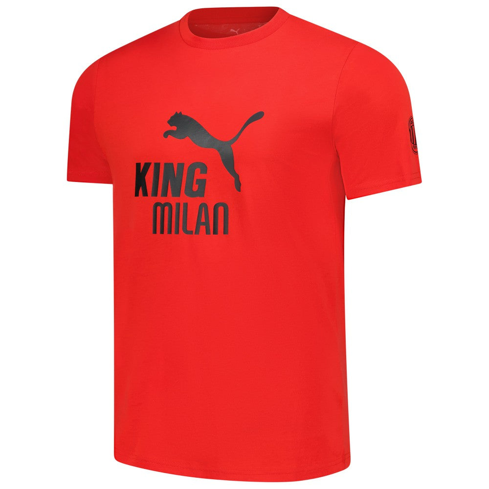 AC Milan 2025/26 King Logo T-Shirt Red - Puma