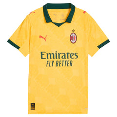 AC Milan Youth 2025/26 Third Replica Jersey Yellow - Puma