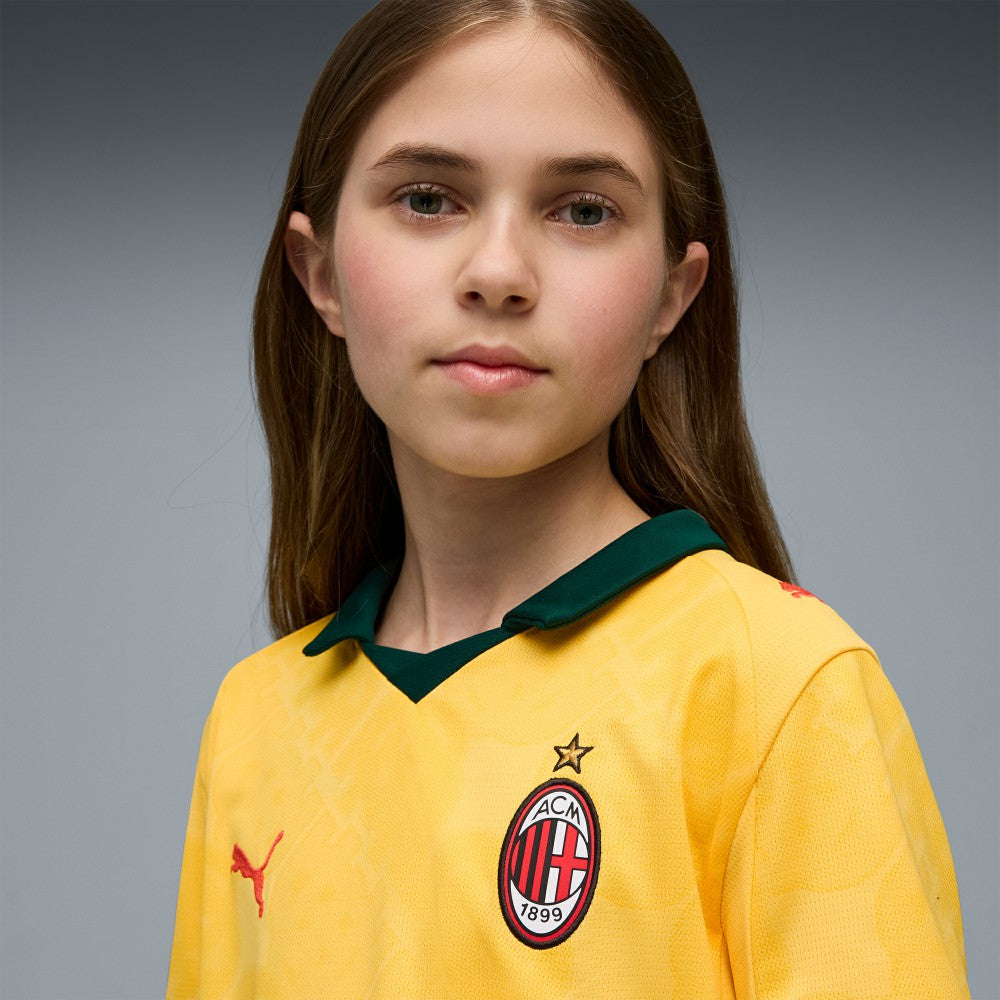 AC Milan Youth 2025/26 Third Replica Jersey Yellow - Puma