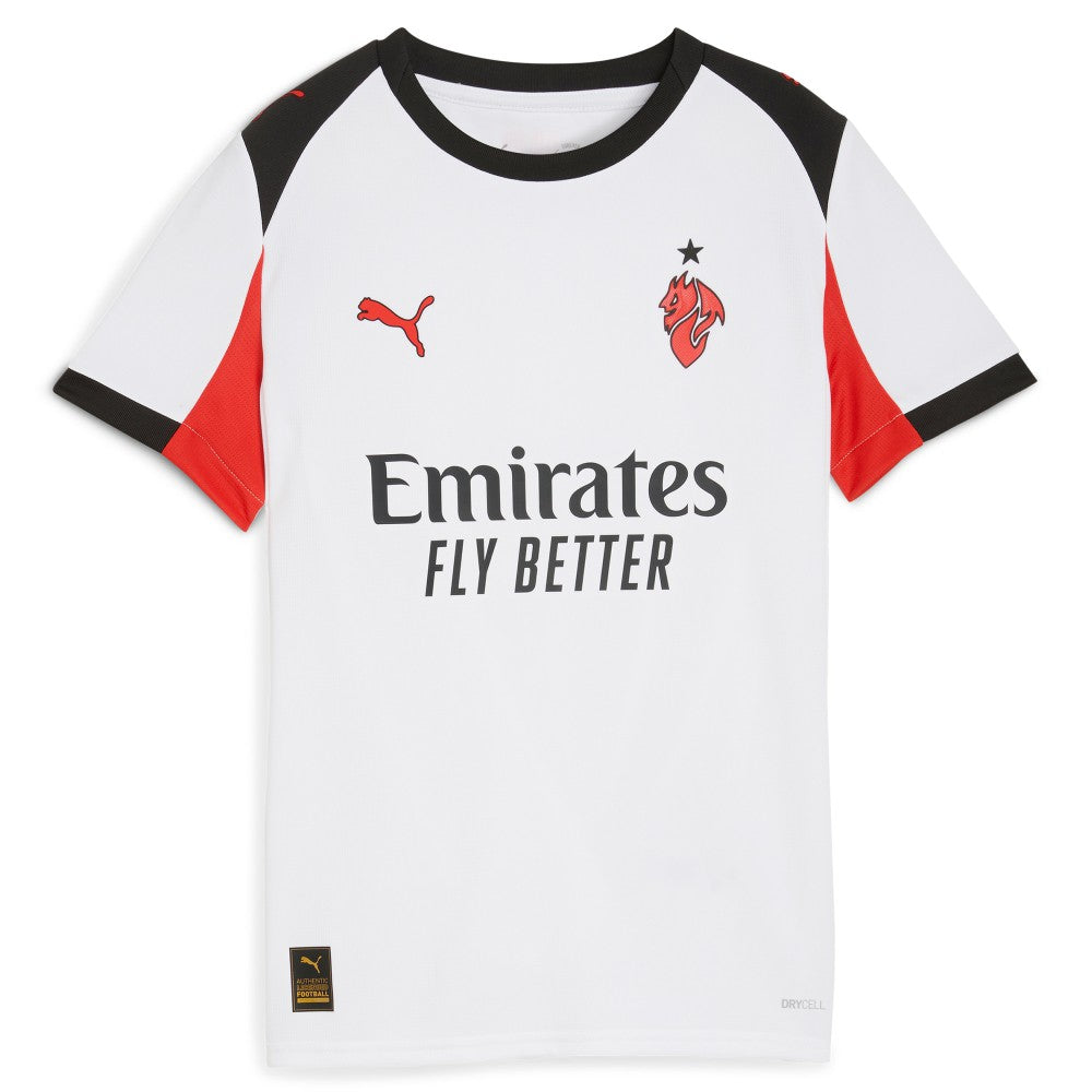 AC Milan Youth 2025/26 Replica Jersey White - Puma