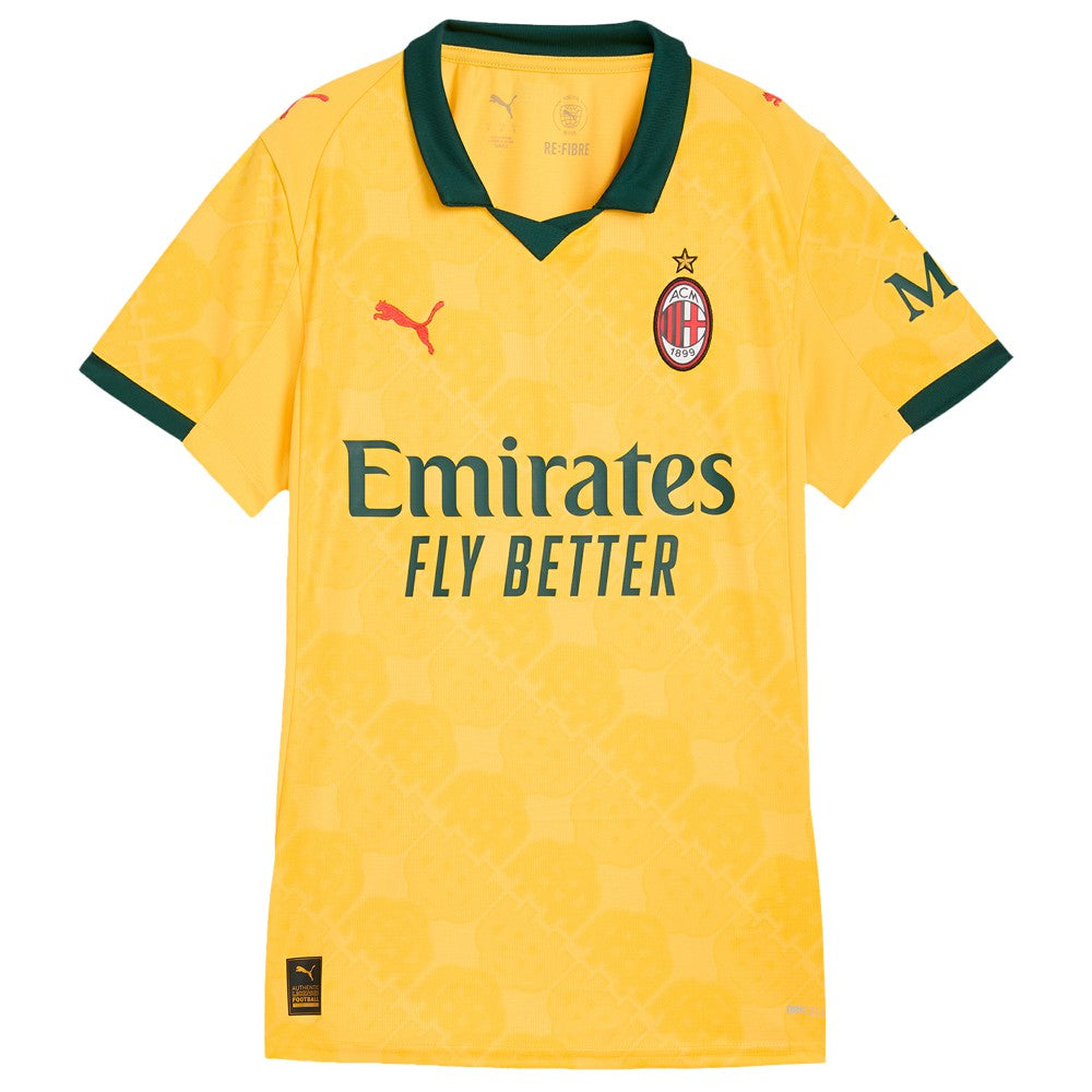 AC Milan Women's 2025/26 Third Replica Jersey Yellow - Puma