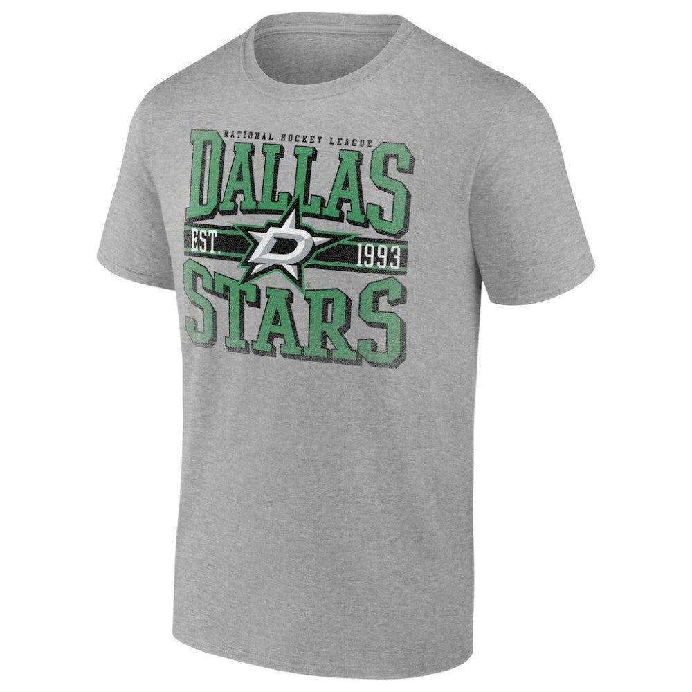 Dallas Stars Retro Vibe T-Shirt - Heather Gray - NHL 203175579