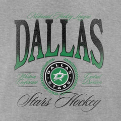 Dallas Stars Women's Retro Script V-Neck T-Shirt - Gray - NHL 203175580