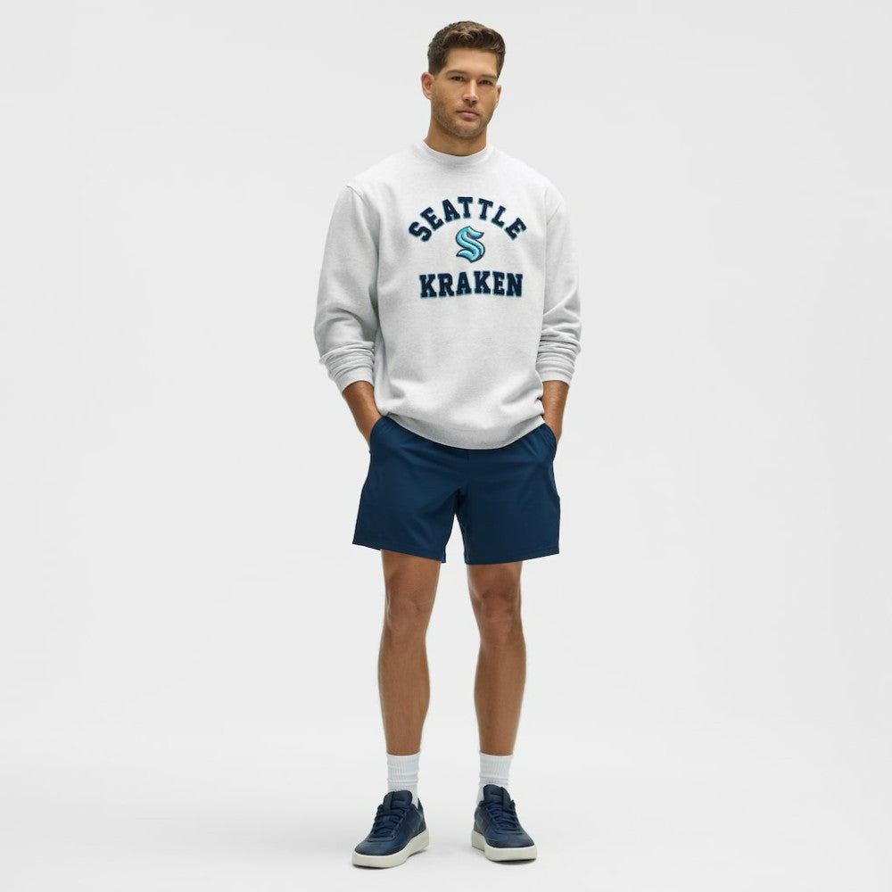 Seattle Kraken lululemon Steady State Crew - Heathered Core Ultra Light Grey - NHL 203175629