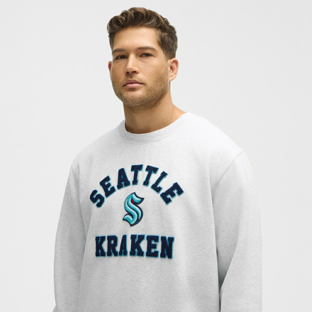 Seattle Kraken lululemon Steady State Crew - Heathered Core Ultra Light Grey - NHL 203175629