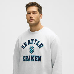Seattle Kraken lululemon Steady State Crew - Heathered Core Ultra Light Grey - NHL 203175629