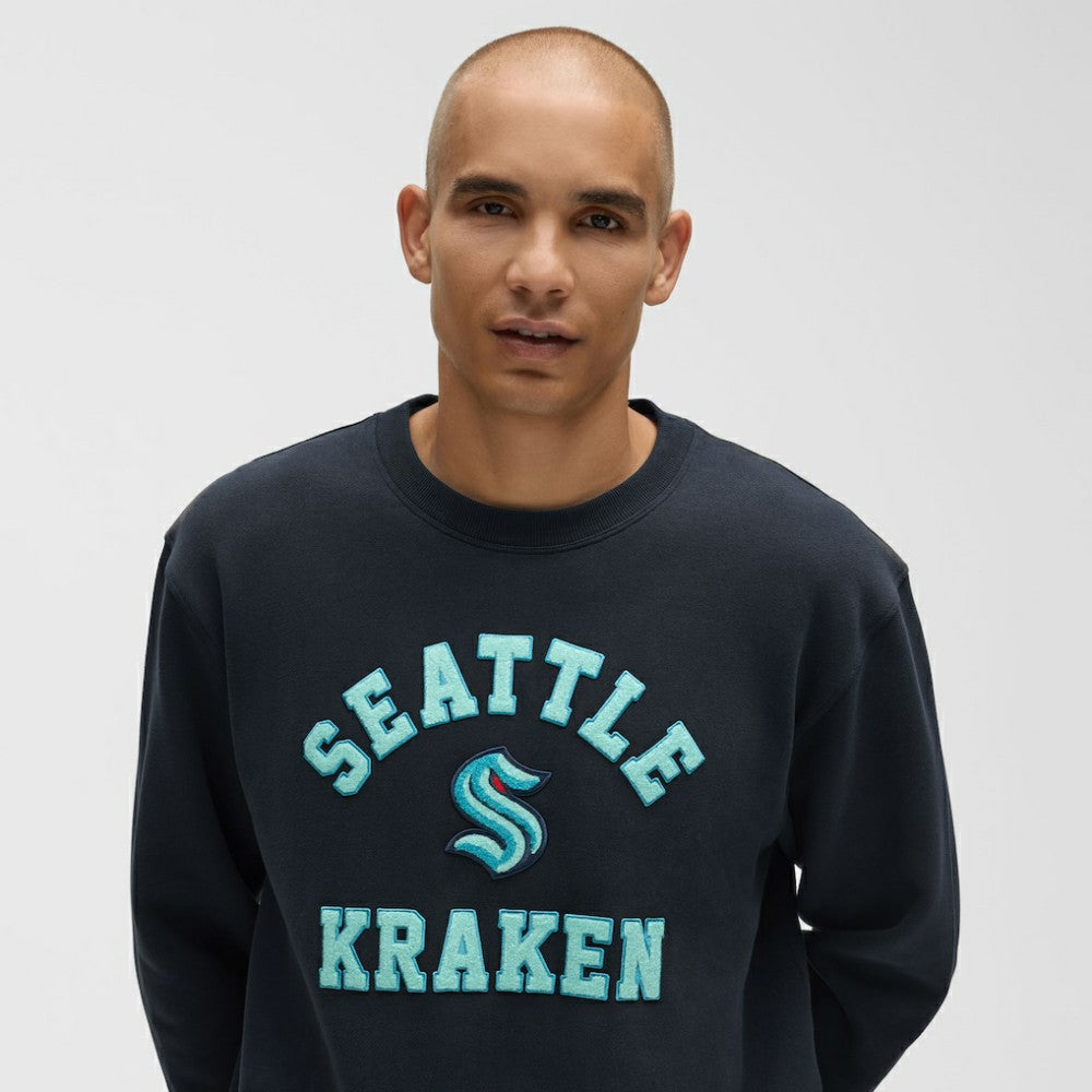 Seattle Kraken lululemon Steady State Crew - True Navy - NHL 203175631