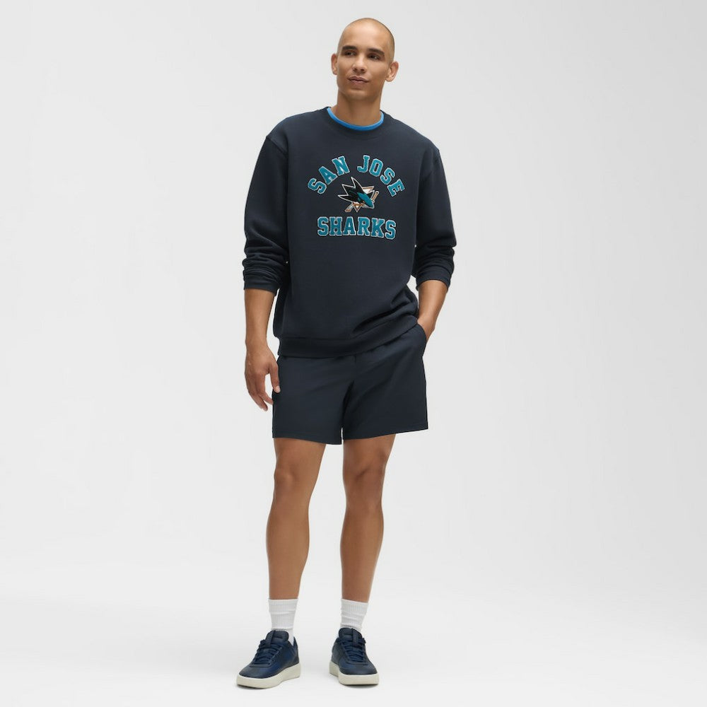 San Jose Sharks lululemon Steady State Crew - True Navy - NHL 203175633