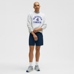 Vancouver Canucks lululemon Steady State Crew - Heathered Core Ultra Light Grey - NHL 203175640