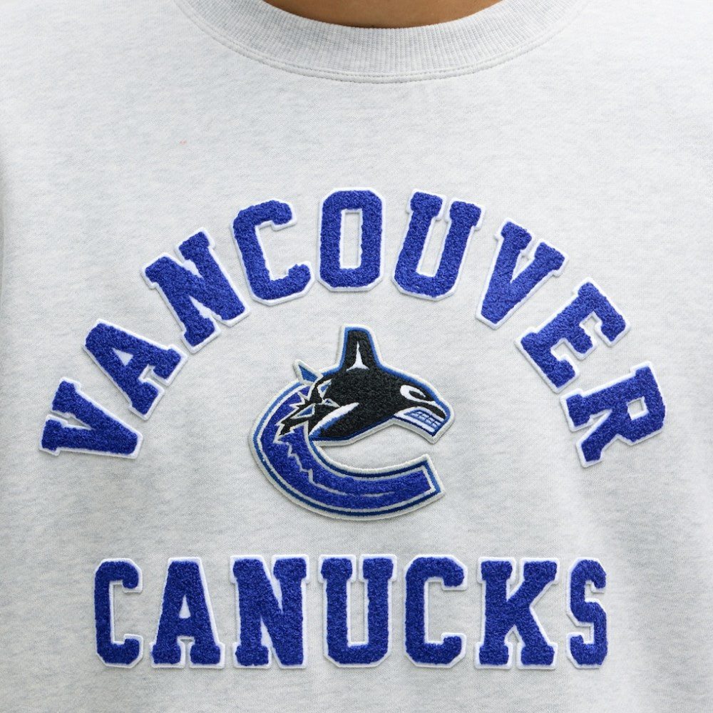 Vancouver Canucks lululemon Steady State Crew - Heathered Core Ultra Light Grey - NHL 203175640