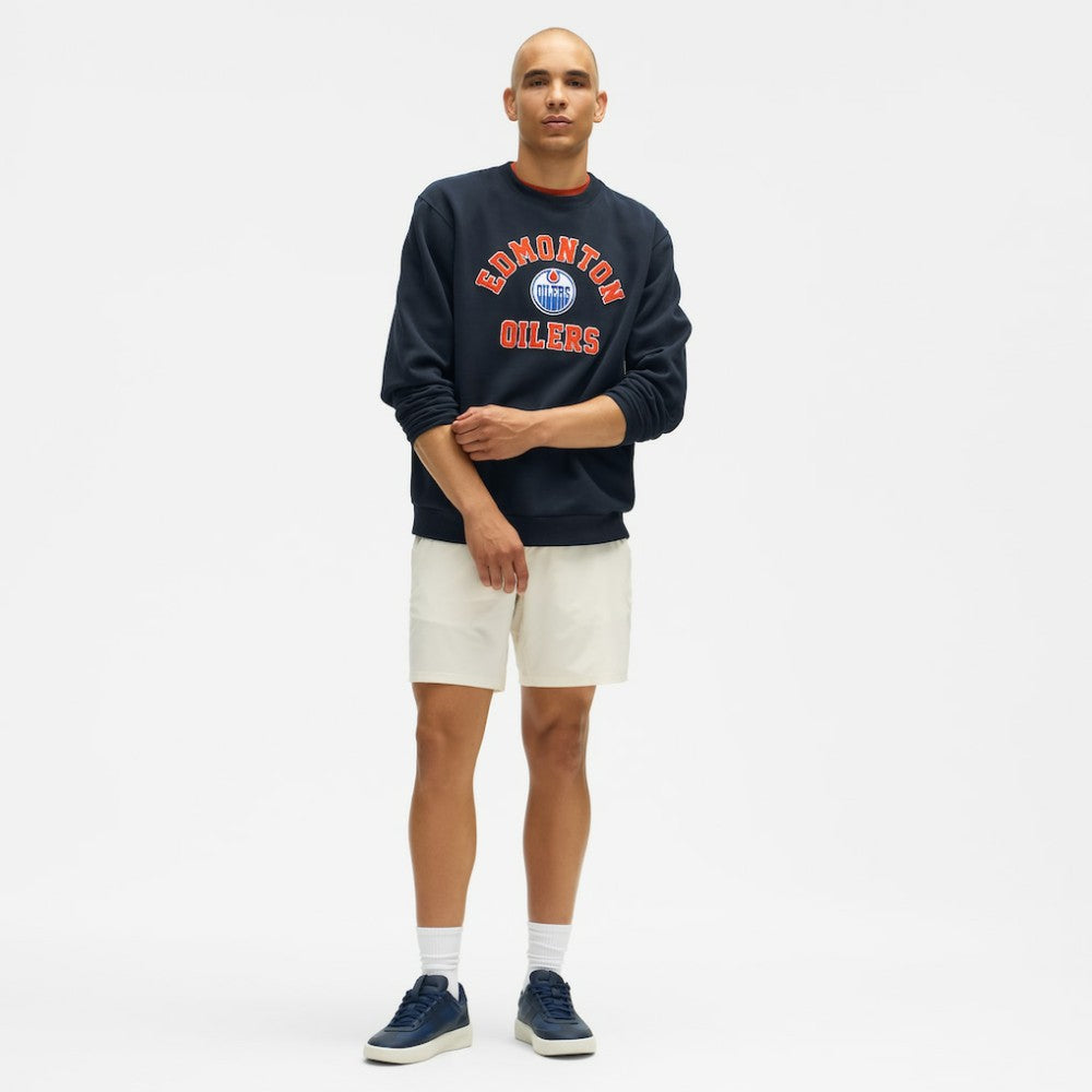 Edmonton Oilers lululemon Steady State Crew - True Navy - NHL 203175649