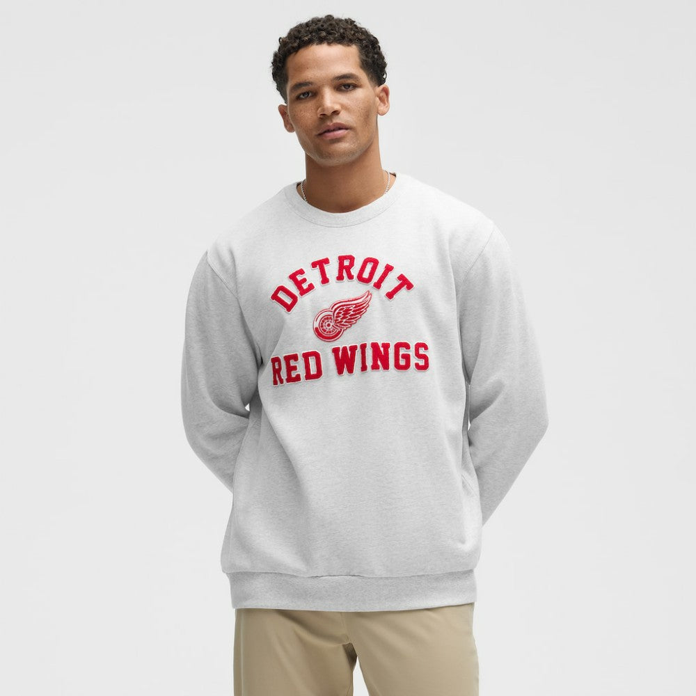 Detroit Red Wings lululemon Steady State Crew - Heathered Core Ultra Light Grey - NHL 203175651