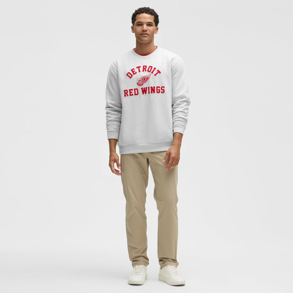 Detroit Red Wings lululemon Steady State Crew - Heathered Core Ultra Light Grey - NHL 203175651