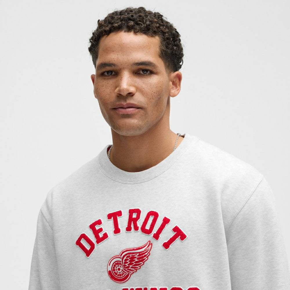 Detroit Red Wings lululemon Steady State Crew - Heathered Core Ultra Light Grey - NHL 203175651