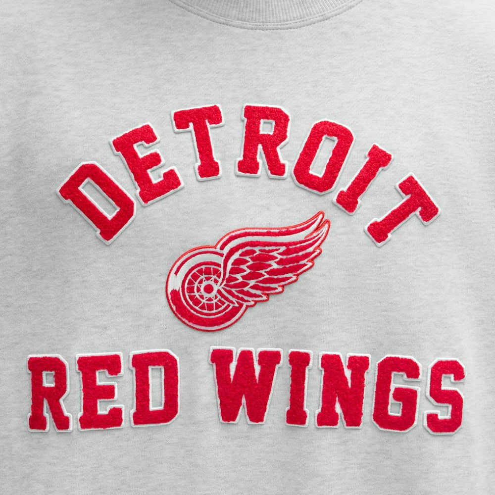 Detroit Red Wings lululemon Steady State Crew - Heathered Core Ultra Light Grey - NHL 203175651