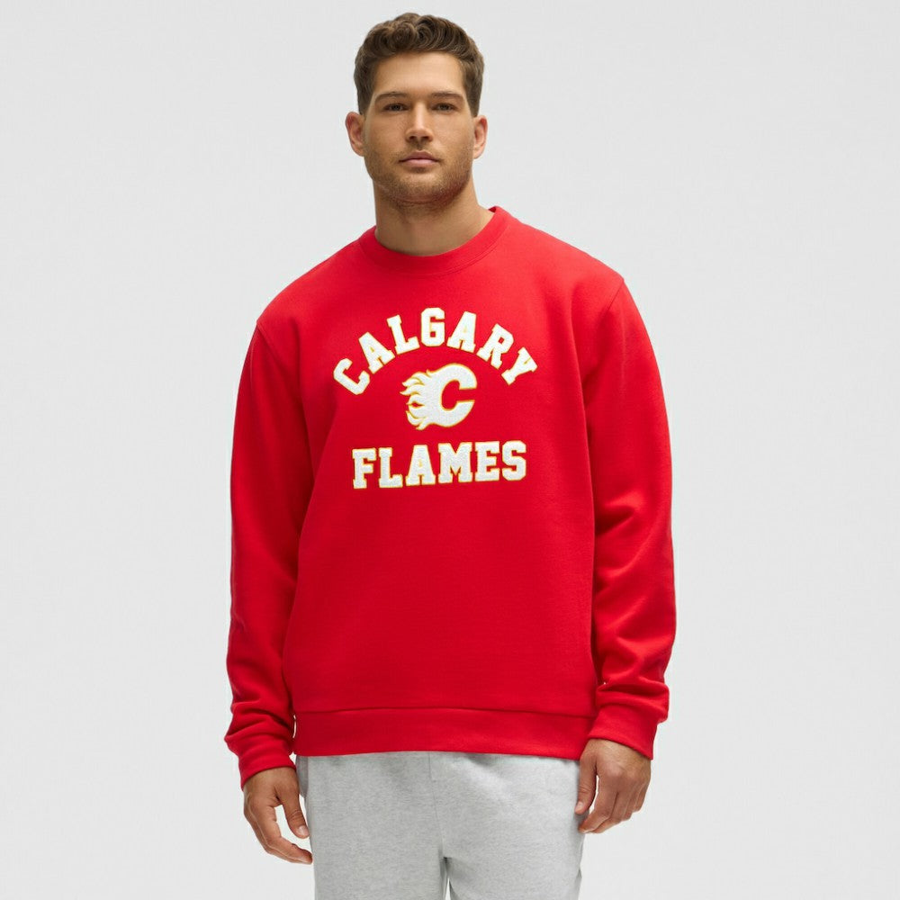 Calgary Flames lululemon Steady State Crew - True Red - NHL 203175656