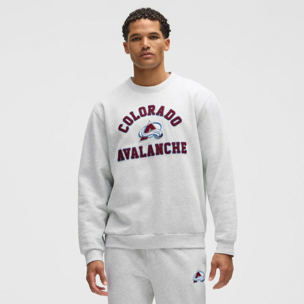 Colorado Avalanche lululemon Steady State Crew - Heathered Core Ultra Light Grey - NHL 203175660