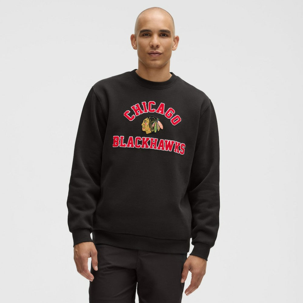 Chicago Blackhawks lululemon Steady State Crew - Black - NHL 203175666