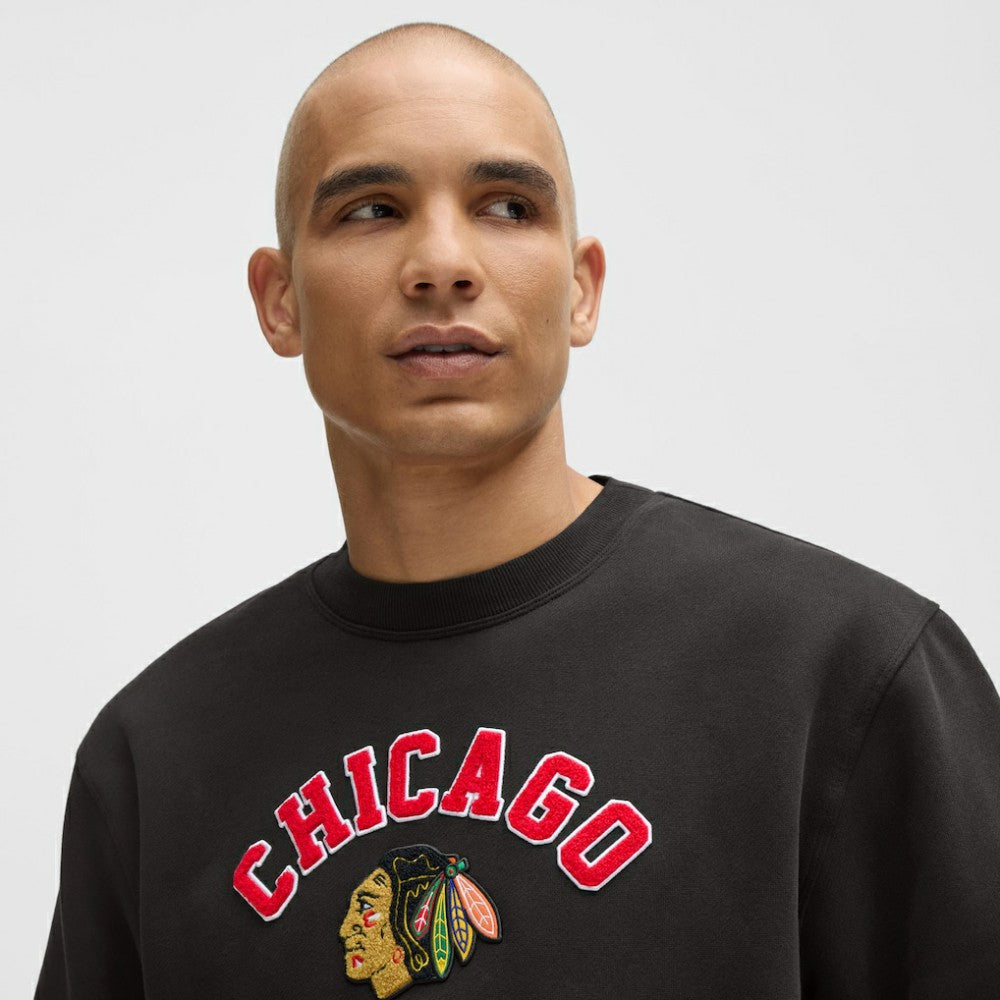 Chicago Blackhawks lululemon Steady State Crew - Black - NHL 203175666
