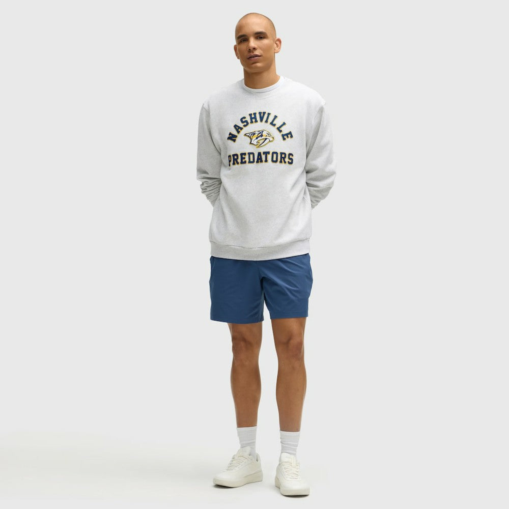 Nashville Predators lululemon Steady State Crew - Heathered Core Ultra Light Grey - NHL 203175677