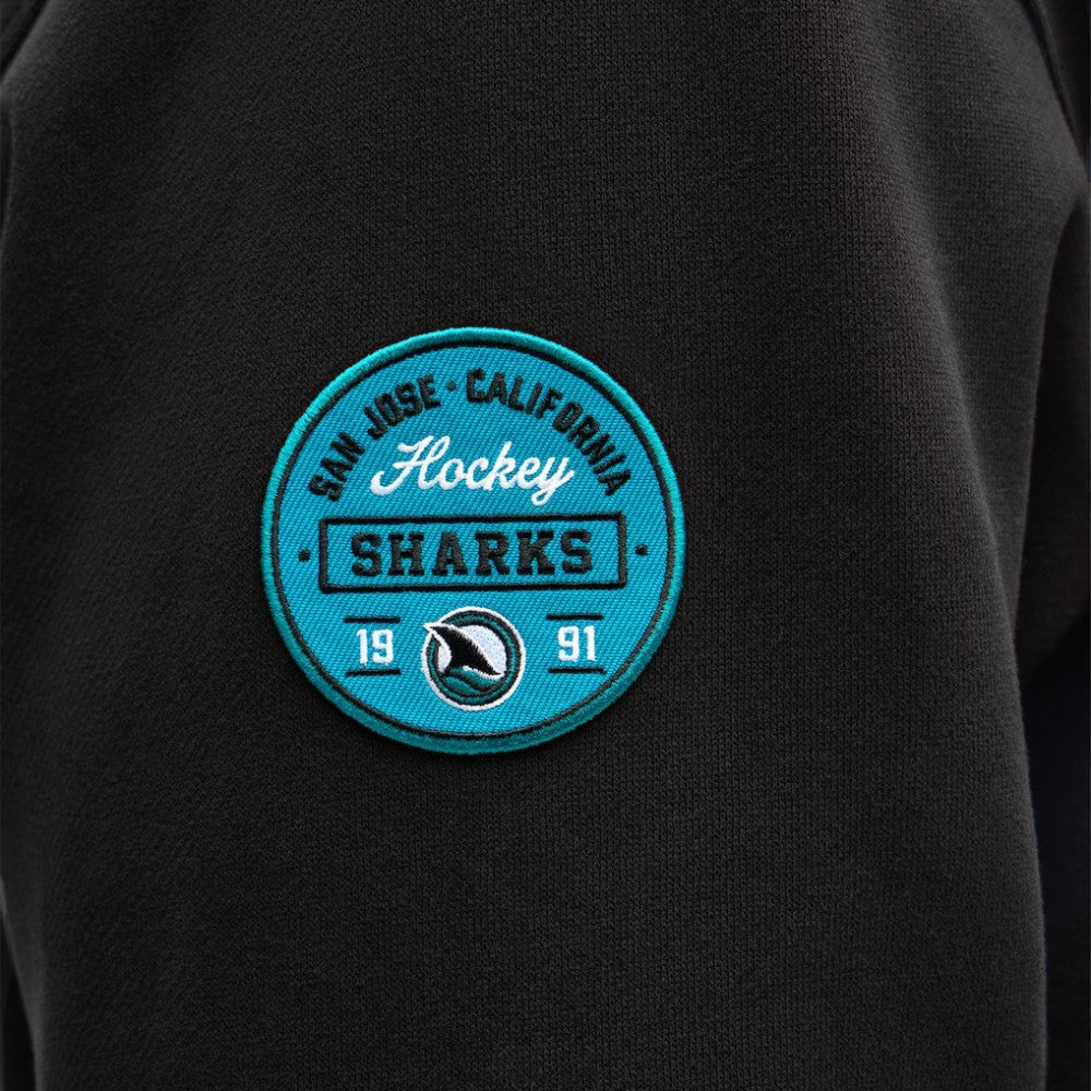 San Jose Sharks lululemon Steady State Pullover Hoodie - Black - NHL 203175694