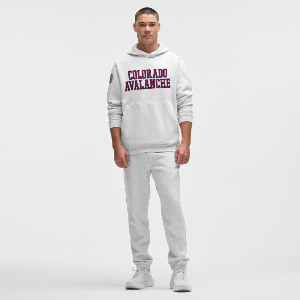 Colorado Avalanche lululemon Steady State Pullover Hoodie - Heathered Core Ultra Light Grey - NHL 203175702