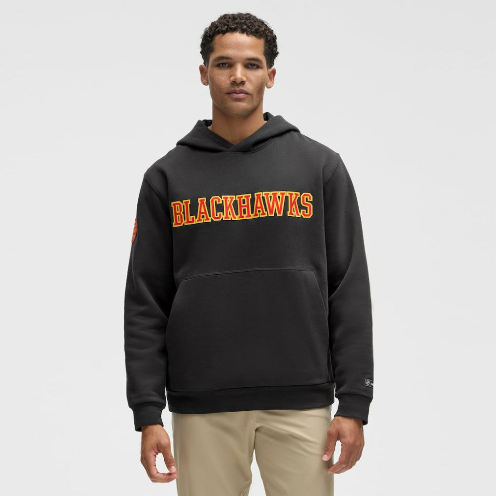 Chicago Blackhawks lululemon Steady State Pullover Hoodie - Black - NHL 203175704