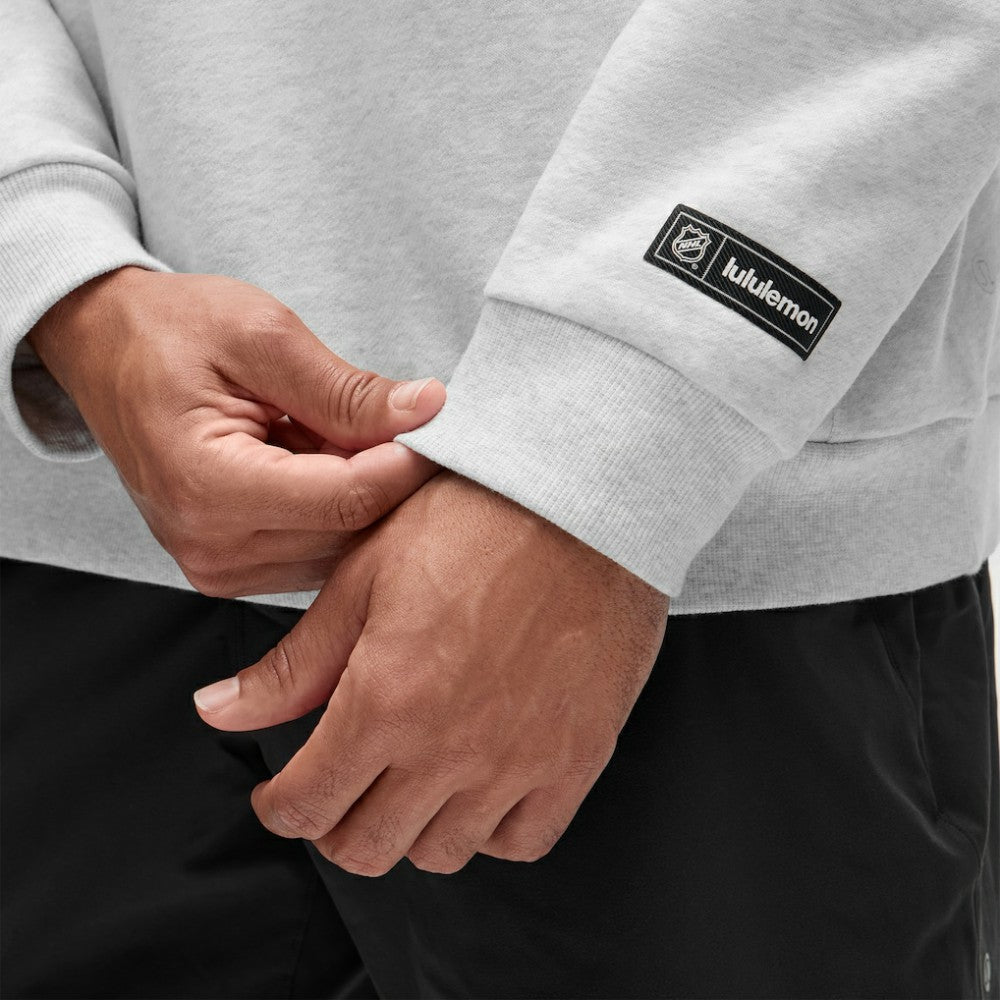Calgary Flames lululemon Steady State Pullover Hoodie - Heathered Core Ultra Light Grey - NHL 203175709