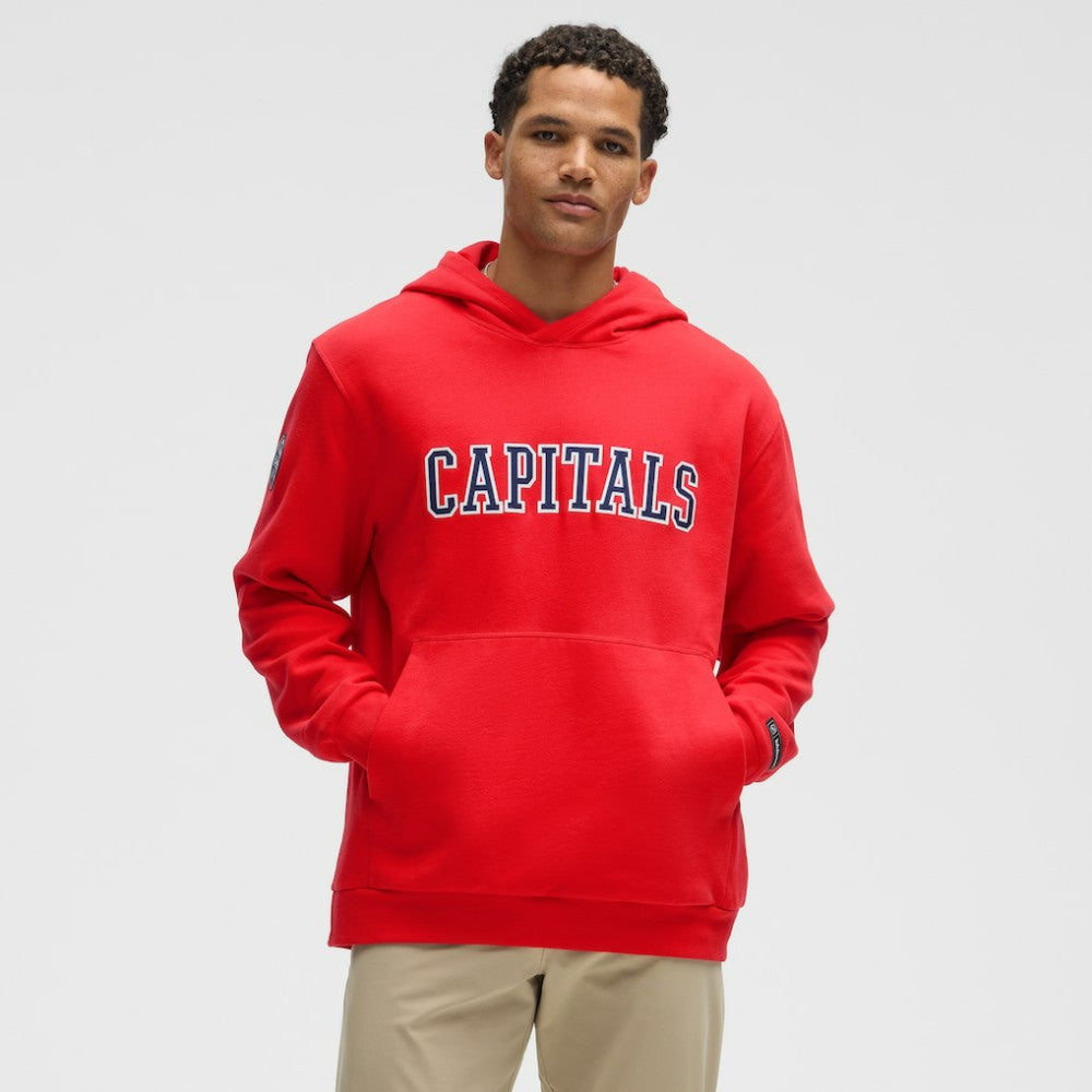 Washington Capitals lululemon Steady State Pullover Hoodie - True Red - NHL 203175727