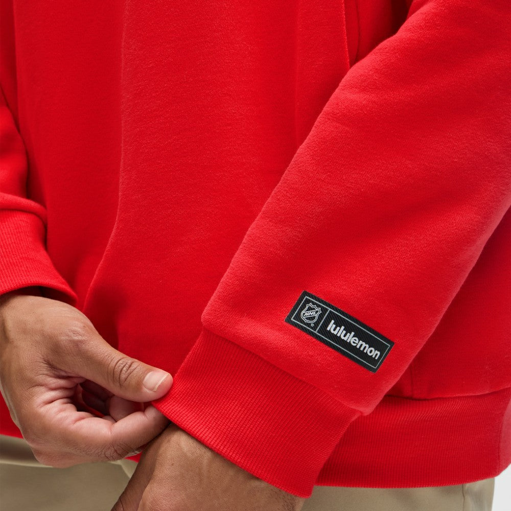 Washington Capitals lululemon Steady State Pullover Hoodie - True Red - NHL 203175727
