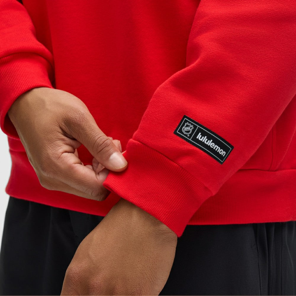New Jersey Devils lululemon Steady State Pullover Hoodie - True Red - NHL 203175731