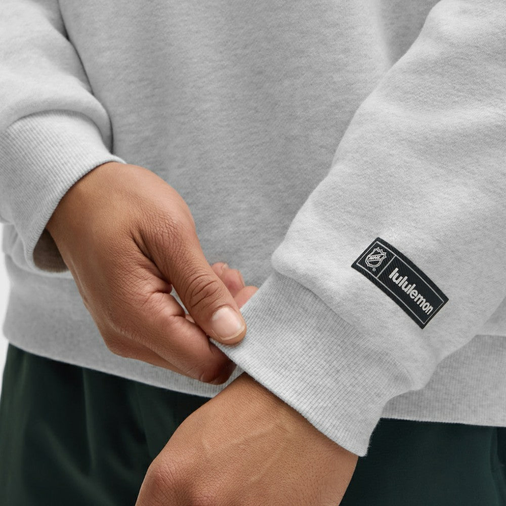 Minnesota Wild lululemon Steady State Pullover Hoodie - Heathered Core Ultra Light Grey - NHL 203175737