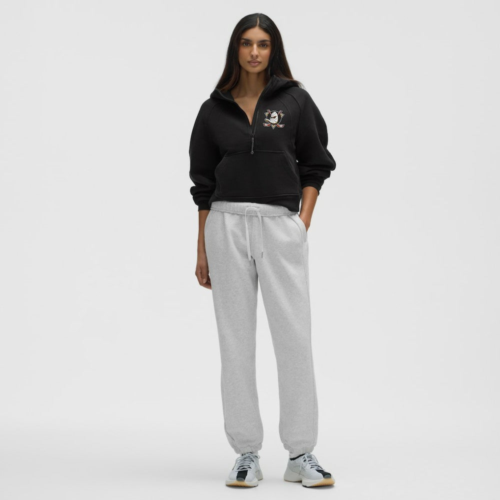 Anaheim Ducks lululemon Women's Scuba Oversized Half-Zip Hoodie - Black - NHL 203175746