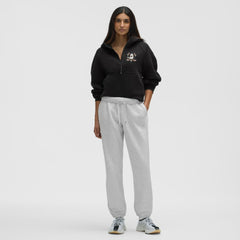 Anaheim Ducks lululemon Women's Scuba Oversized Half-Zip Hoodie - Black - NHL 203175746
