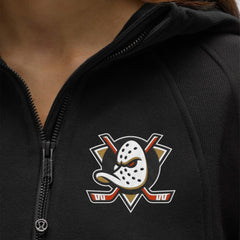 Anaheim Ducks lululemon Women's Scuba Oversized Half-Zip Hoodie - Black - NHL 203175746