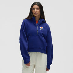Edmonton Oilers lululemon Women's Scuba Oversized Half-Zip Hoodie - Larkspur - NHL 203175753